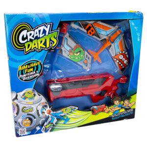 Crazy Darts Spielset Blaster Zielscheibe Dart Launcher Spielzeug Set | Neu & OVP