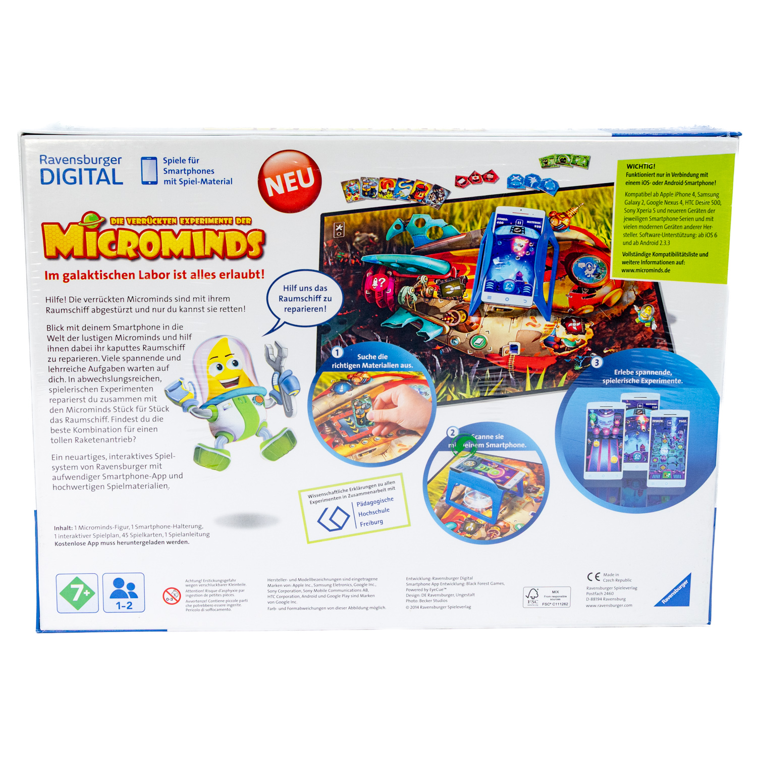 Ravensburger - Die verrückten Experimente der Microminds | Brettspiel Neu & OVP – Bild 2