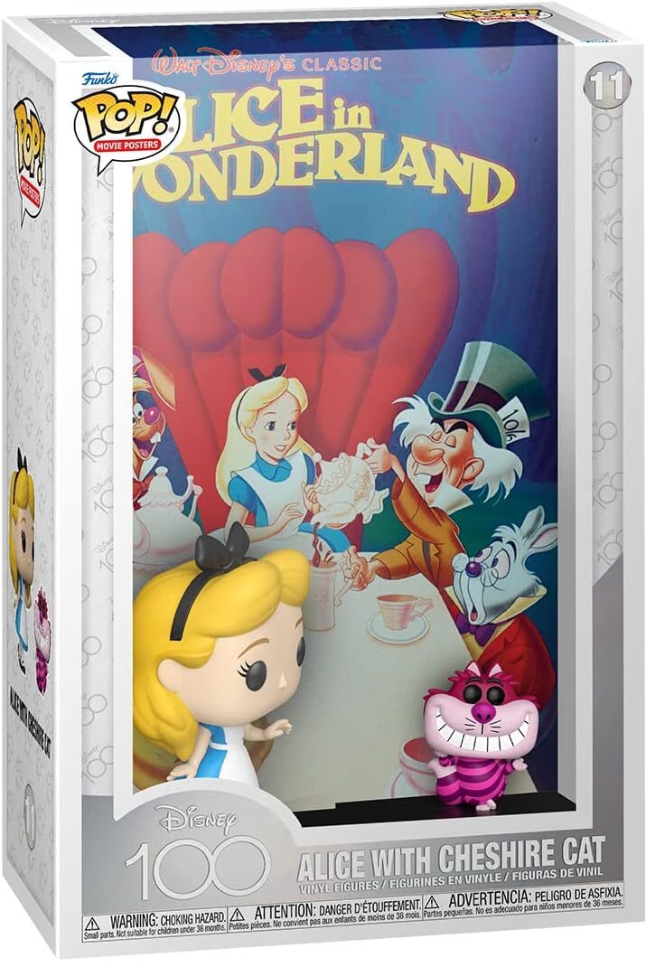 Funko POP! Disney 100th Movie Poster Alice In Wonderland 67497 Sammler Neu & OVP
