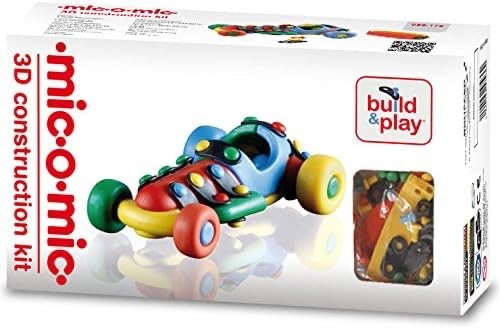 Mic o Mic 3D Construction Kit Kleiner Rennwagen Bausatz Build & Play | Neu & OVP