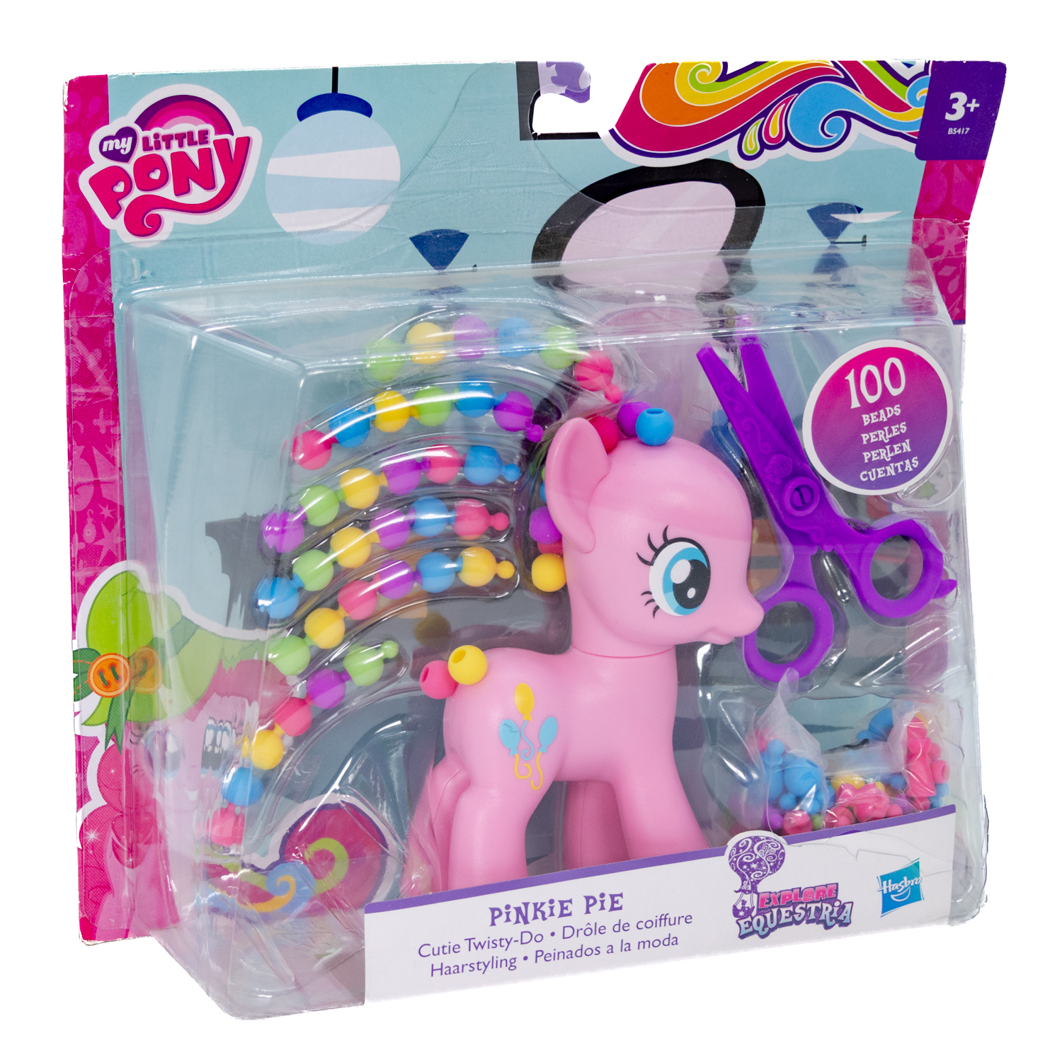 Hasbro My Little Pony Explore Equestria Pinkie Pie Haarstyling Figur | Neu & OVP