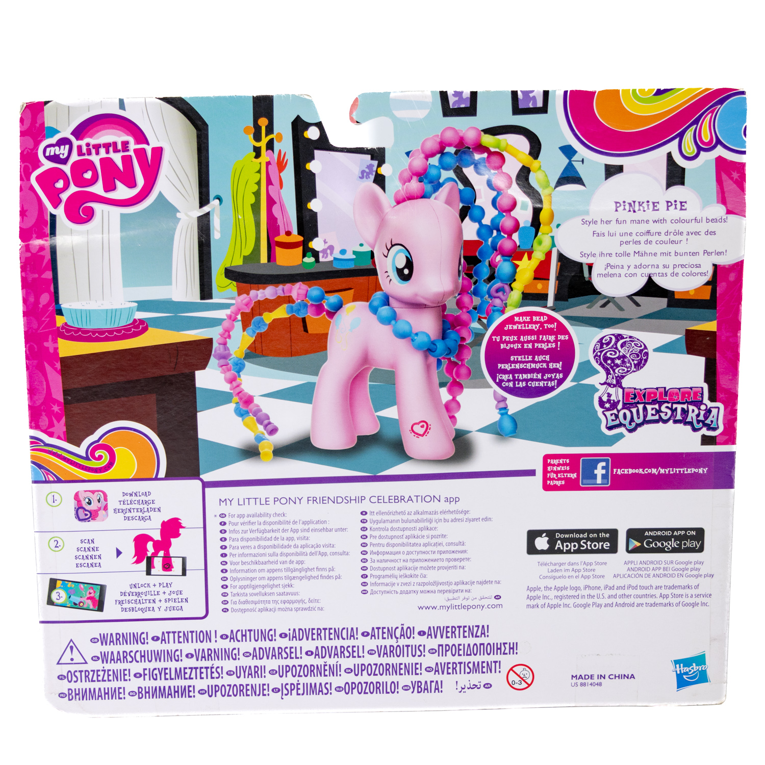 Hasbro My Little Pony Explore Equestria Pinkie Pie Haarstyling Figur | Neu & OVP – Bild 2