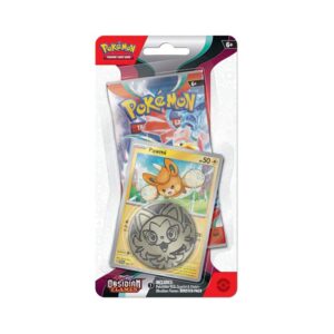 Pokemon Obsidian Flames Pawmi Checklane Blister Booster Pack Englisch NEU & OVP