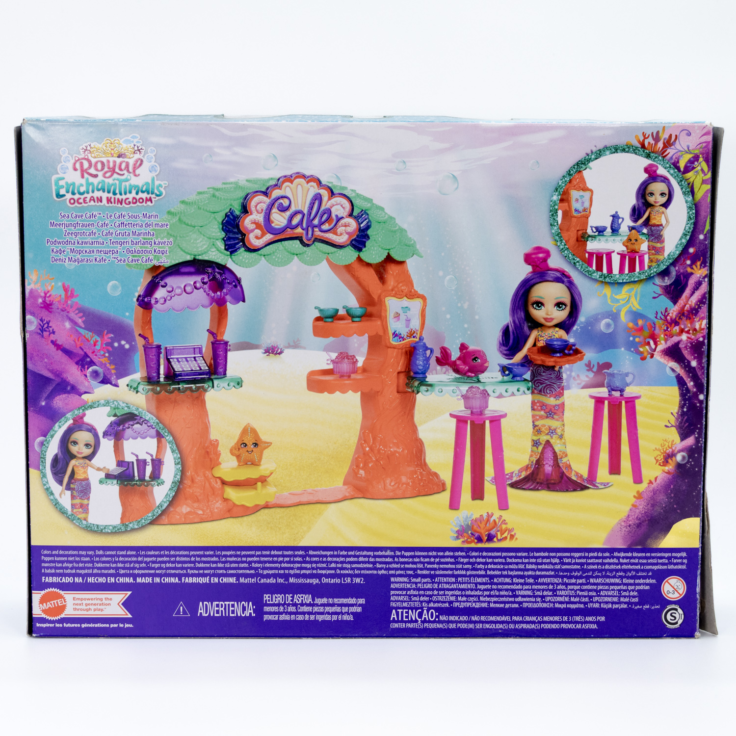 Enchantimals Royal Ocean Kingdom Meerjungfrauen-Café Spielset Mermaid Neu & OVP – Bild 2