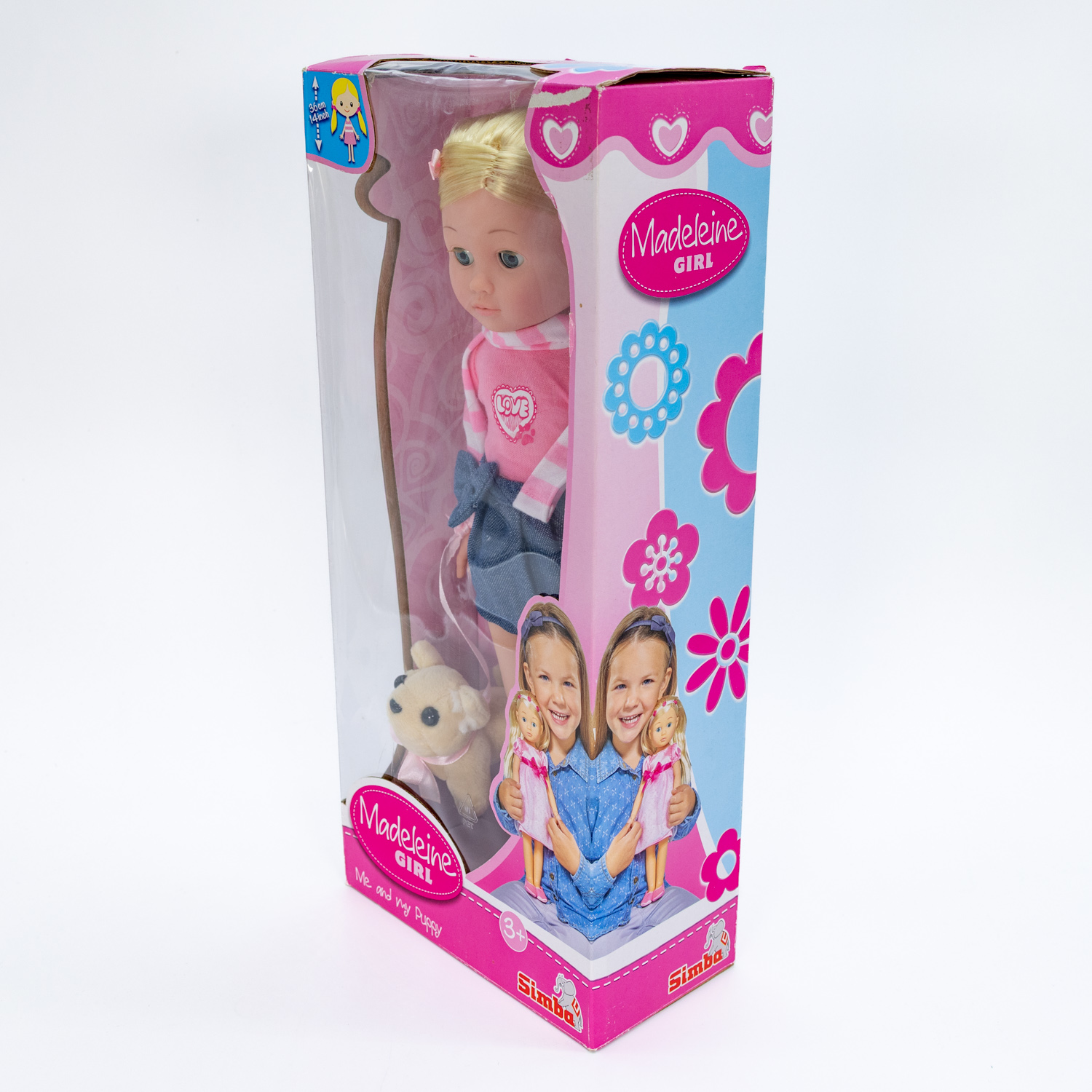 Simba Madeleine Girl Puppe Me and my Puppy Set Kinderpuppe mit Hund | Neu & OVP – Bild 2