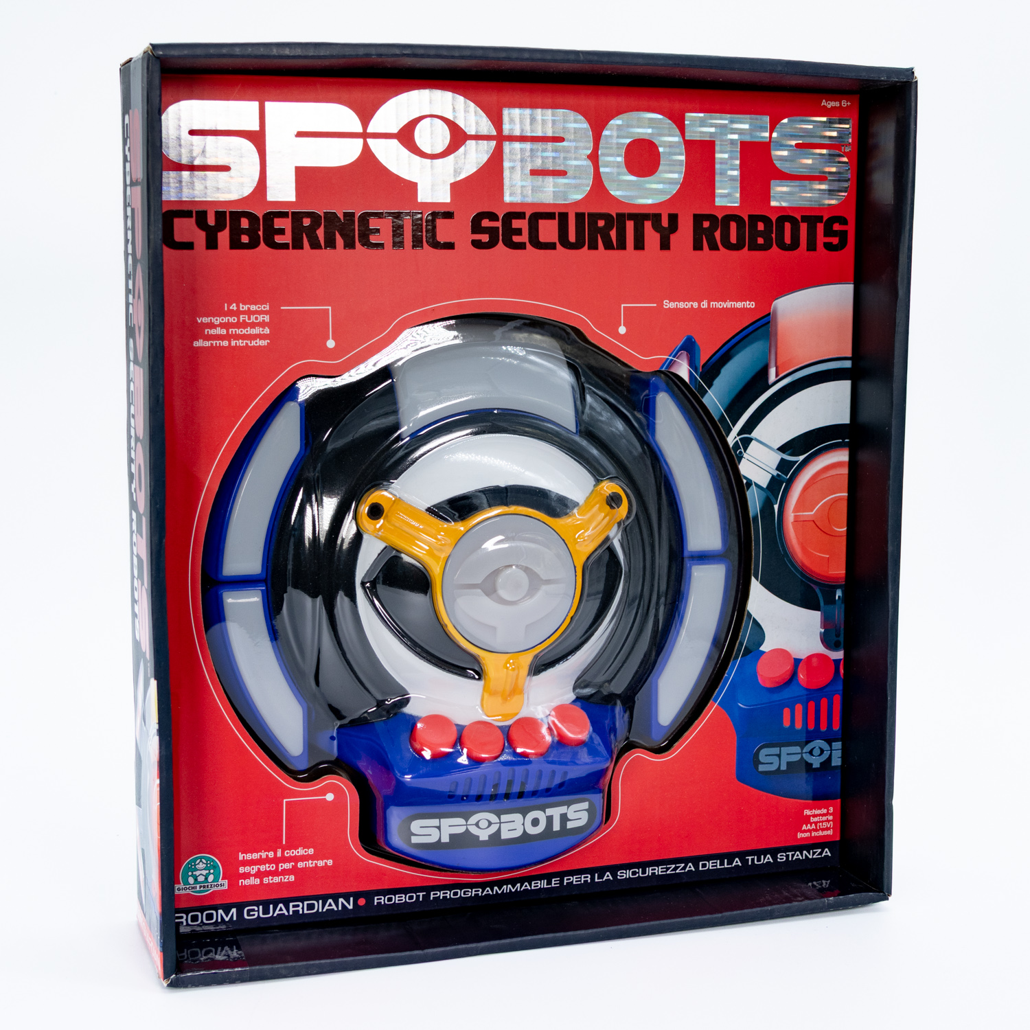 Spybots Cybernetic Security Robots Kinderzimmer Überwachung Roboter | Neu & OVP