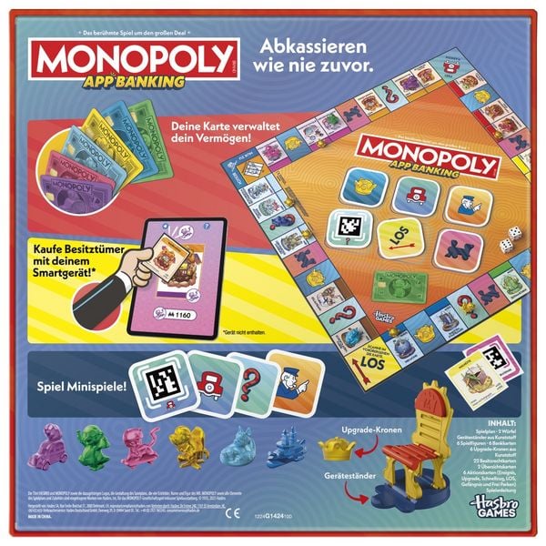 Hasbro Games MONOPOLY App Banking - Brettspiel Gesellschaftsspiel | 8+ Neu & OVP – Bild 2